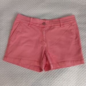 Artisan NY Coral Peach Preppy 4inch‎ Inseam Chino Shorts Women's Size 2